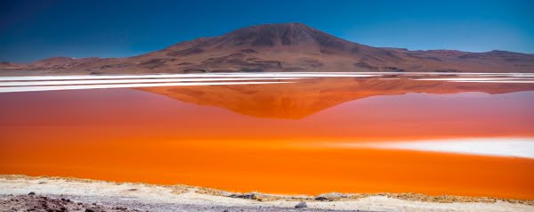 Colorado Lake in Bolivia