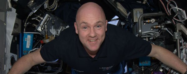 André Kuipers aan boord van het ISS