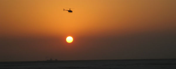 Zon helikopter conflict klimaat