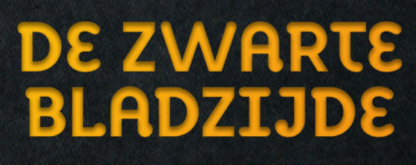 De zwarte bladzijde - logo