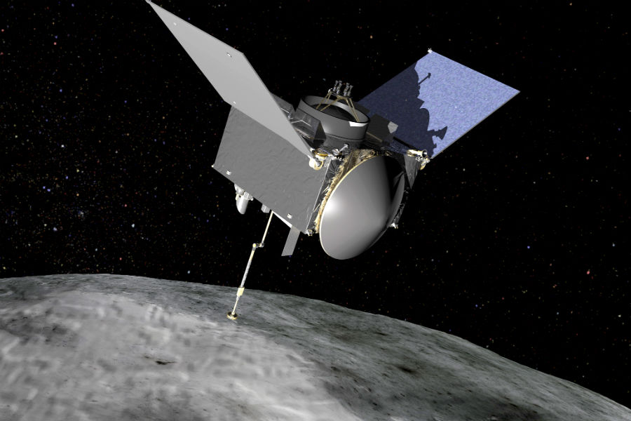 OSIRIS-REx bij Bennu