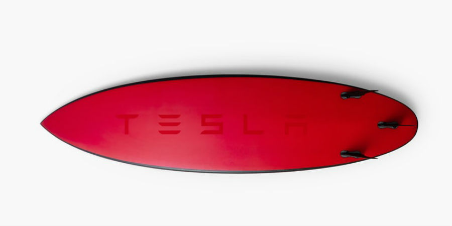 Tesla surfbord