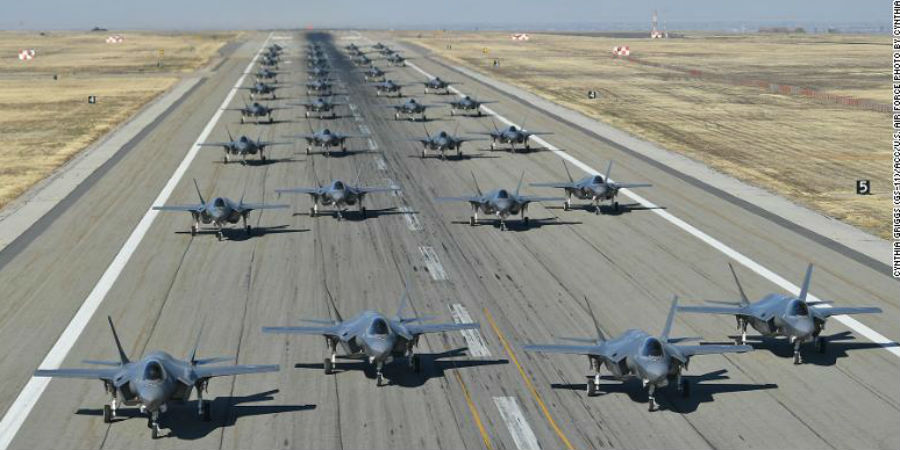 F-35's elephant walk