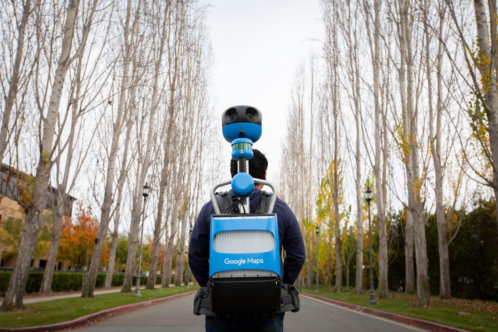 Google Street View trekker