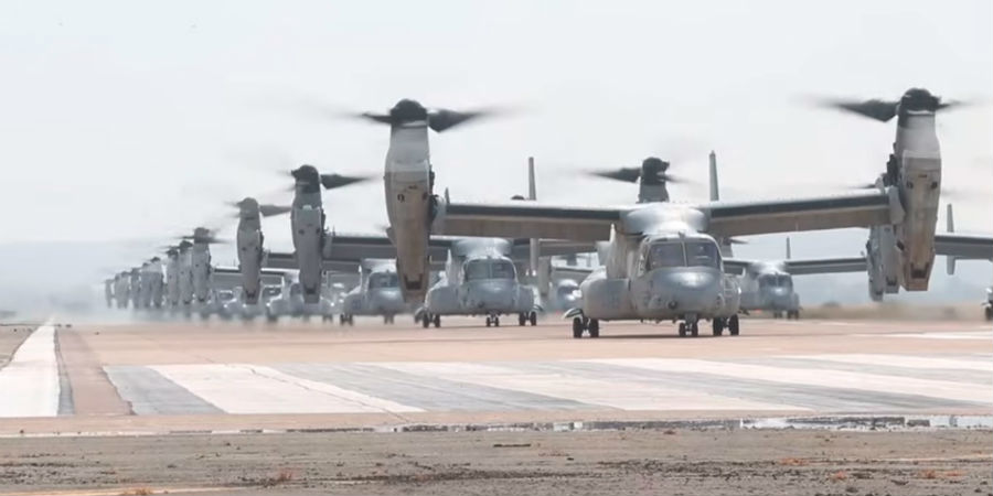 Osprey elephant walk marine corps