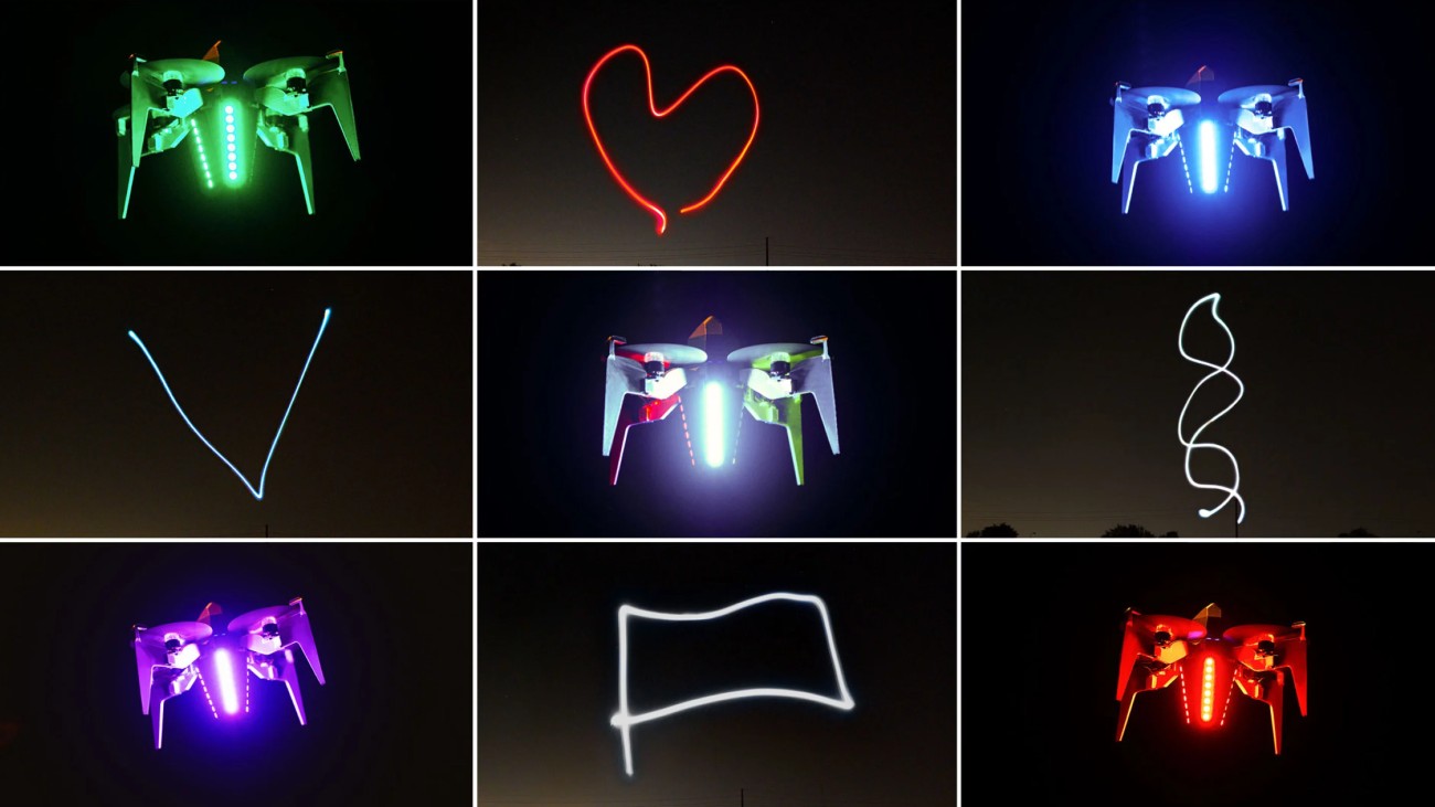 led-drone