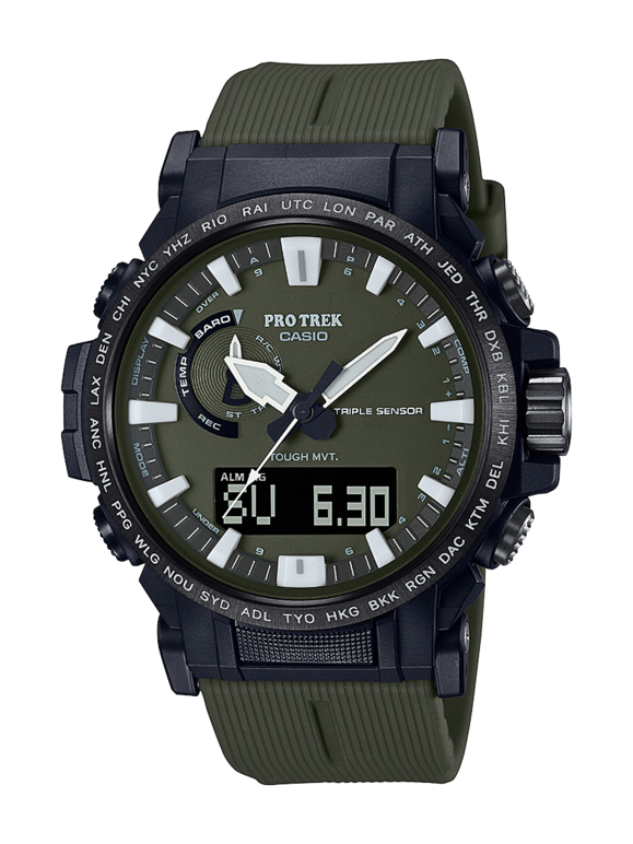 Casio groen horloge