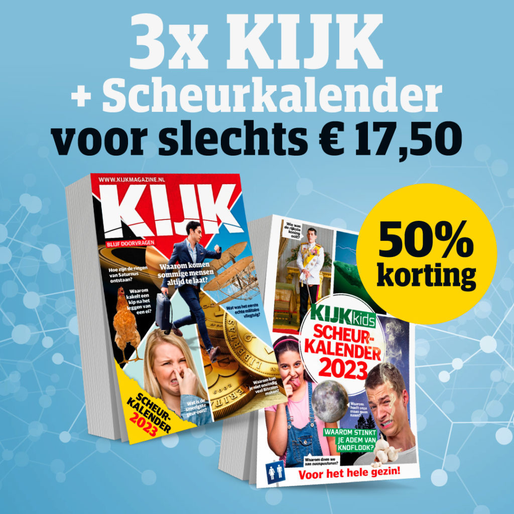 aanbieding met scheurkalender