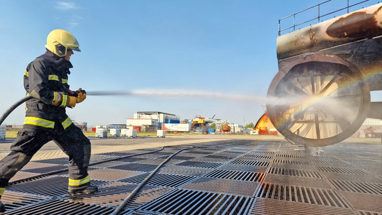 brandweer op Schiphol