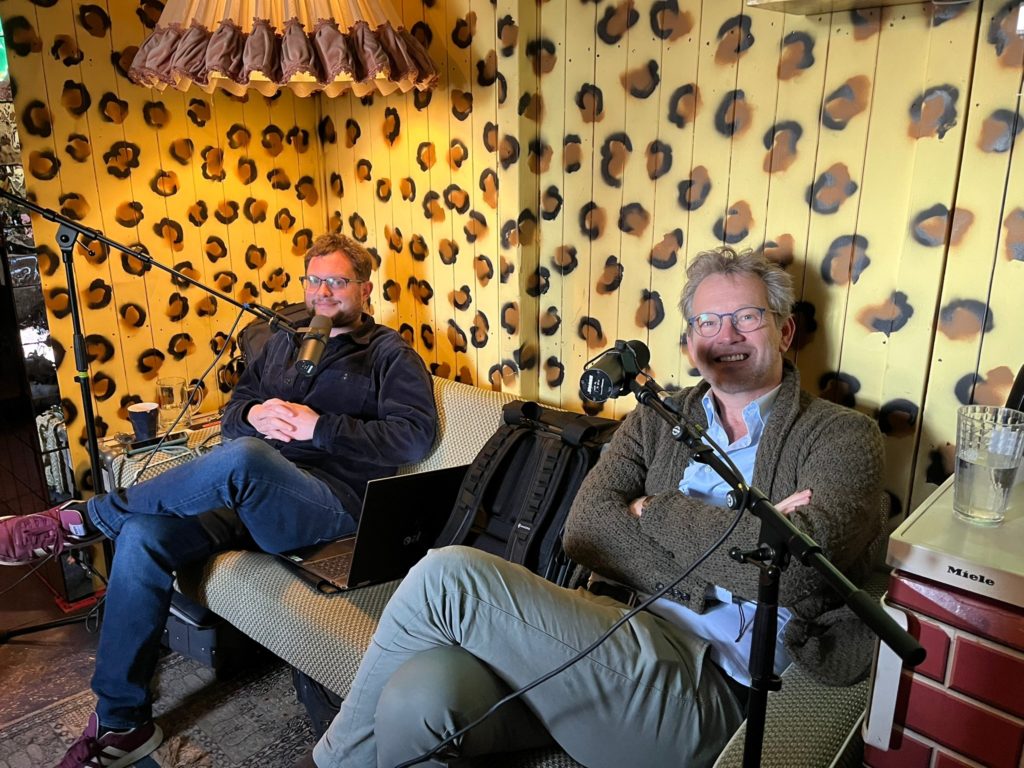 Podcast opnemen met Stan Bentvelsen