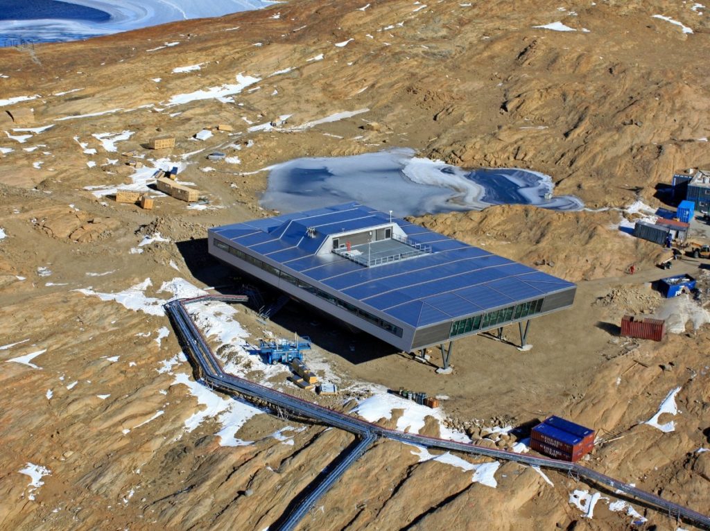 Bharati onderzoeksstation op Antarctica 