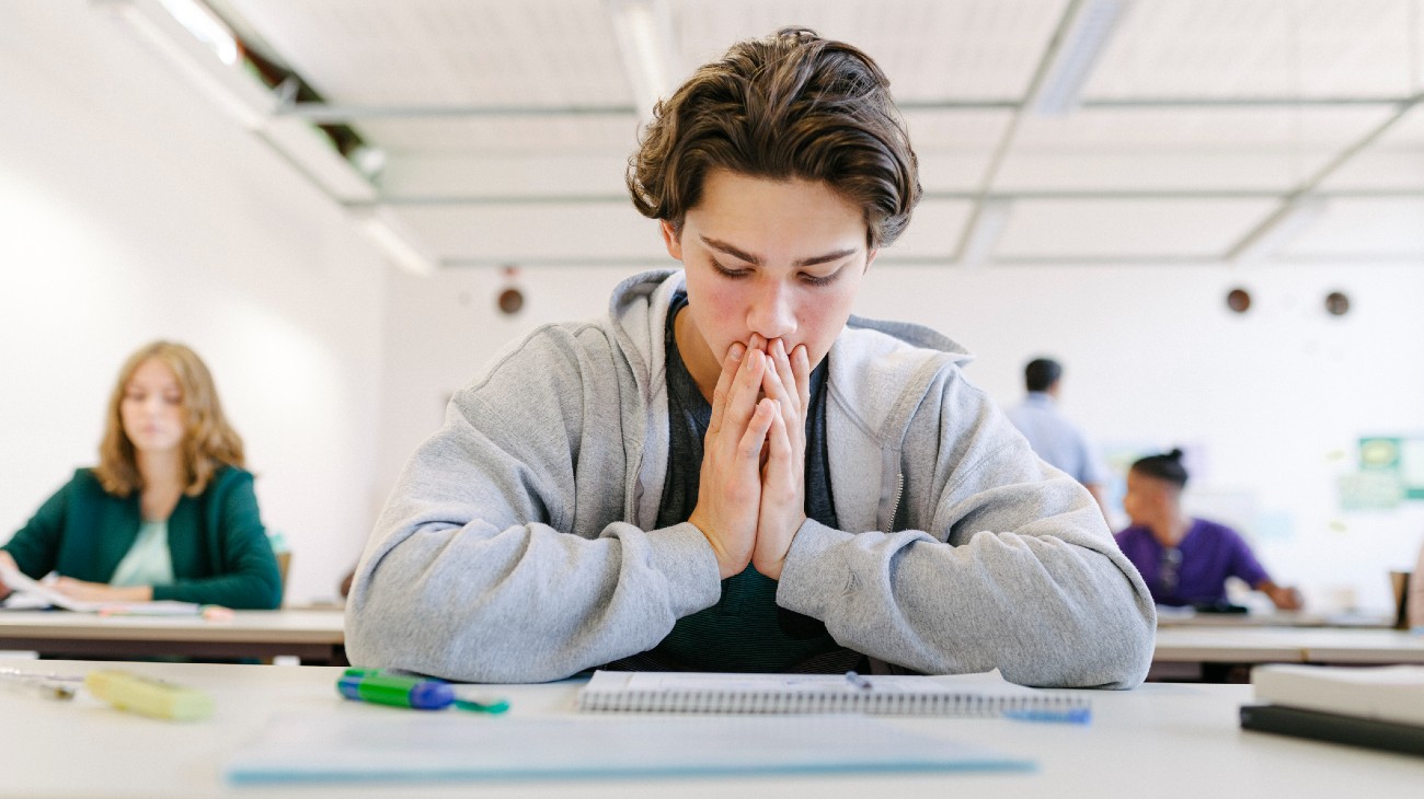 stress tijdens een examen