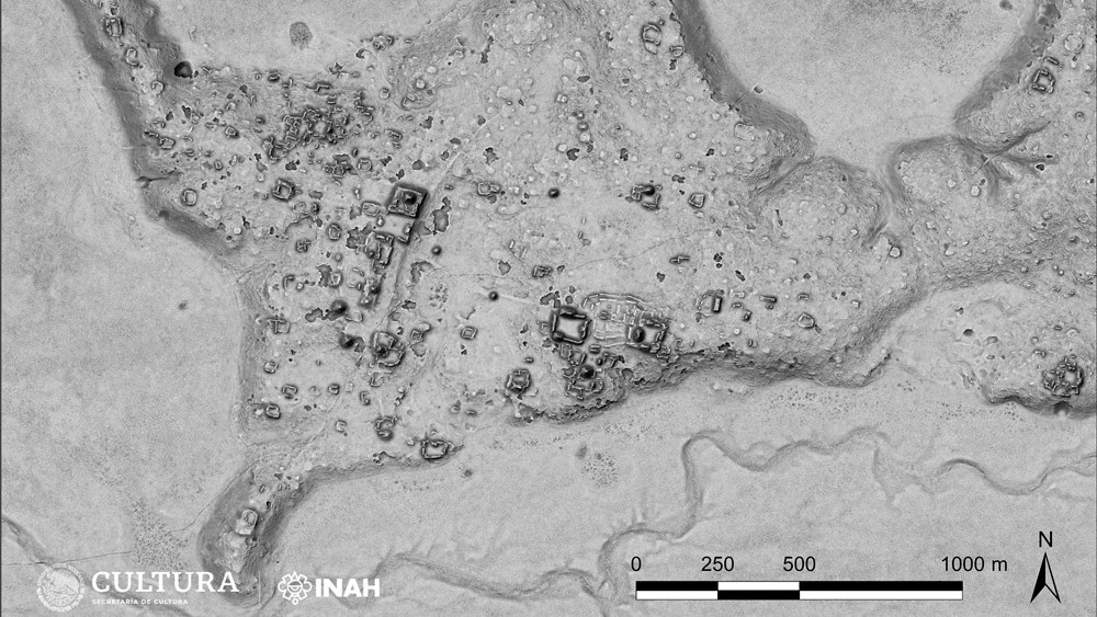 LiDAR-scan Mayastad Ocomtún