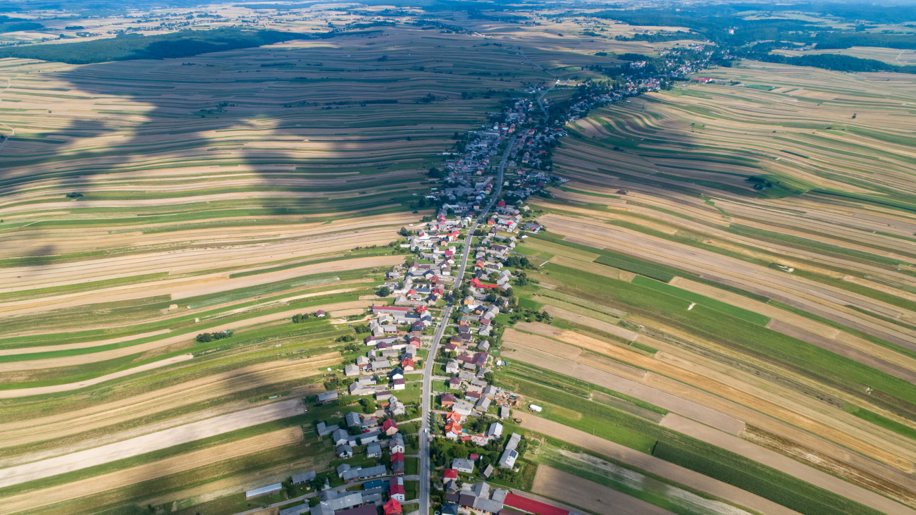 Sułoszowa vanuit de lucht