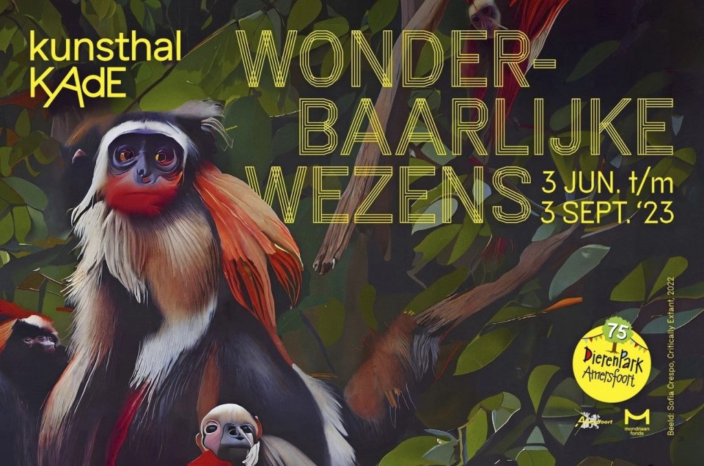 Poster van de tentoonstelling wonderbaarlijke wezens