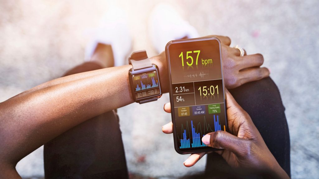 Smartwatch en smartphone