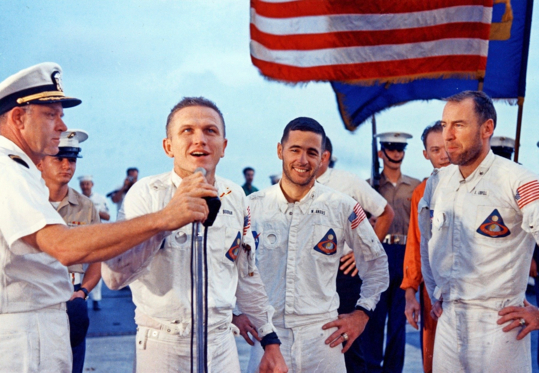 Frank Borman, William Anders en Jim Lovell