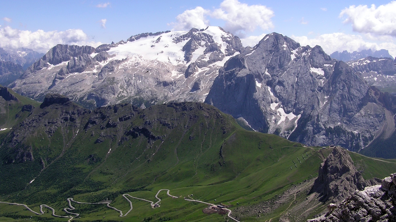 De Dolomieten in Italië zijn rijk aan dolomieten